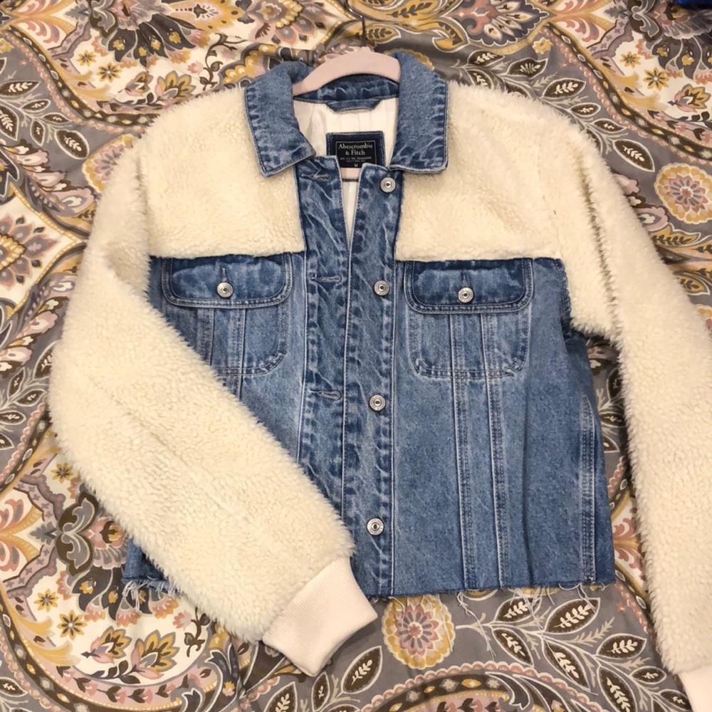 Sherpa denim jacket